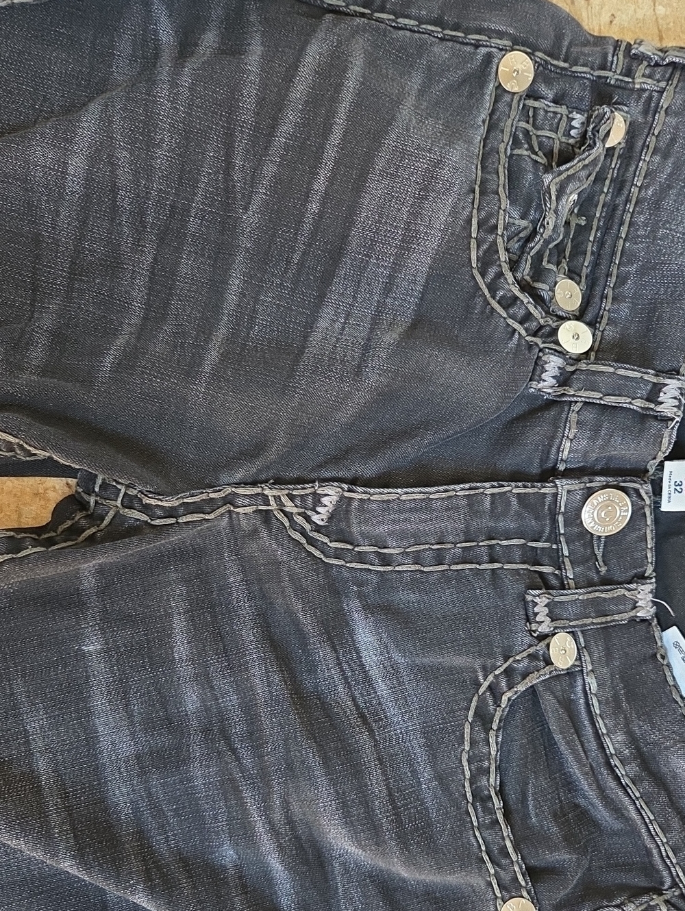 True Religion Black Jeans - Picture 7 of 9